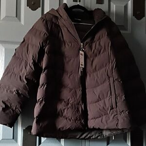 32 Degrees Men's Puffer Jacket - Dark Brown